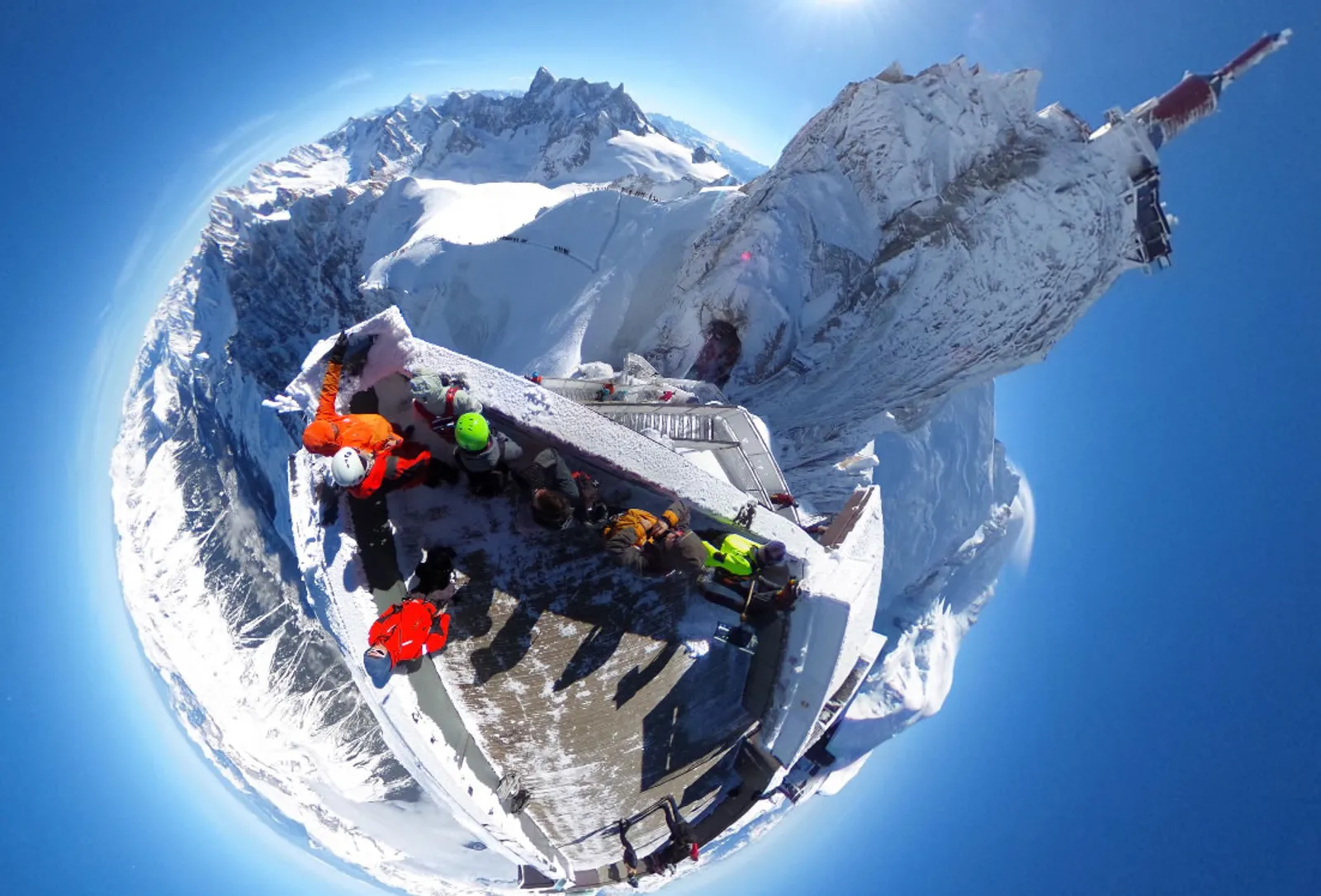 Aiguille du Midi — image panoramique