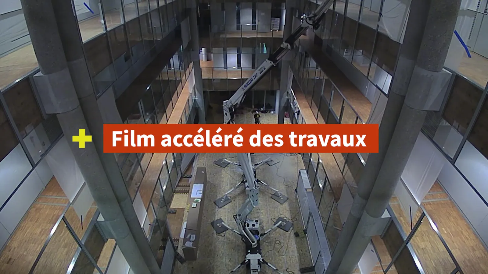 Timelapse chantier — Atrium Région Grand Est