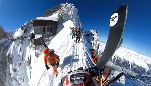 PROJECT 3842, film 360° VR de l’Aiguille du midi